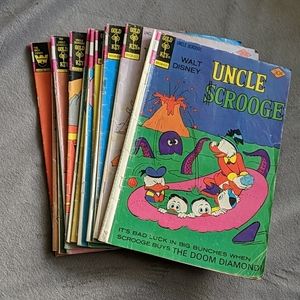 14 Vintage Uncle Scrooge Comic books